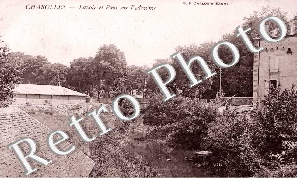 Lavoir et Pont sur l'Arconce