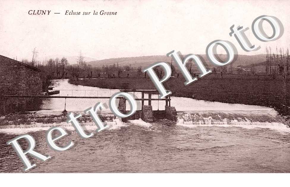Ecluse sur la Grosne