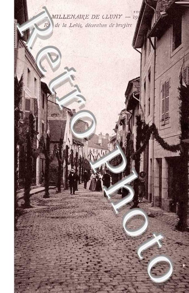 Millenaire de Cluny - Rue de la Levee