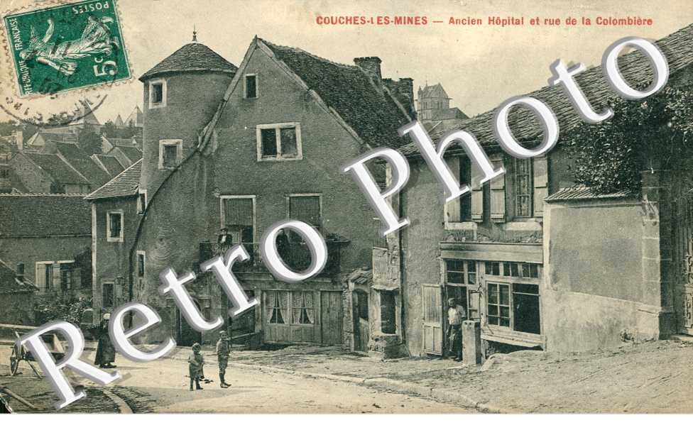 Ancien hopital et rue de la Colombiere