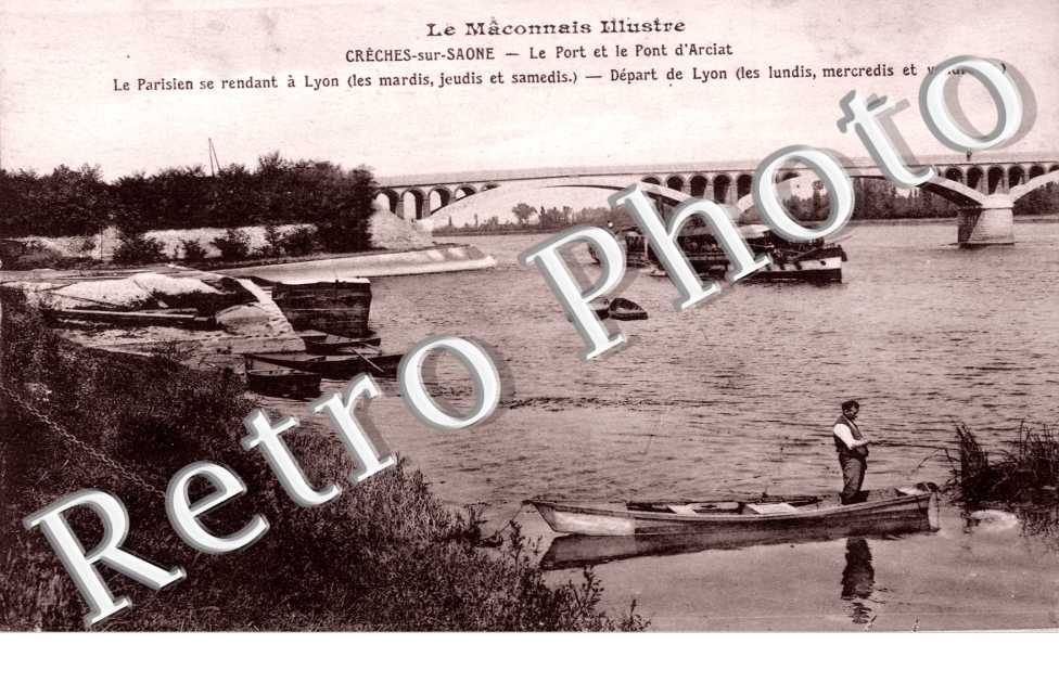 Le Port et le Pont d'Arciat