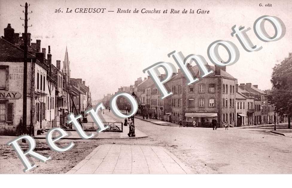 Route de Couches et Rue de la Gare