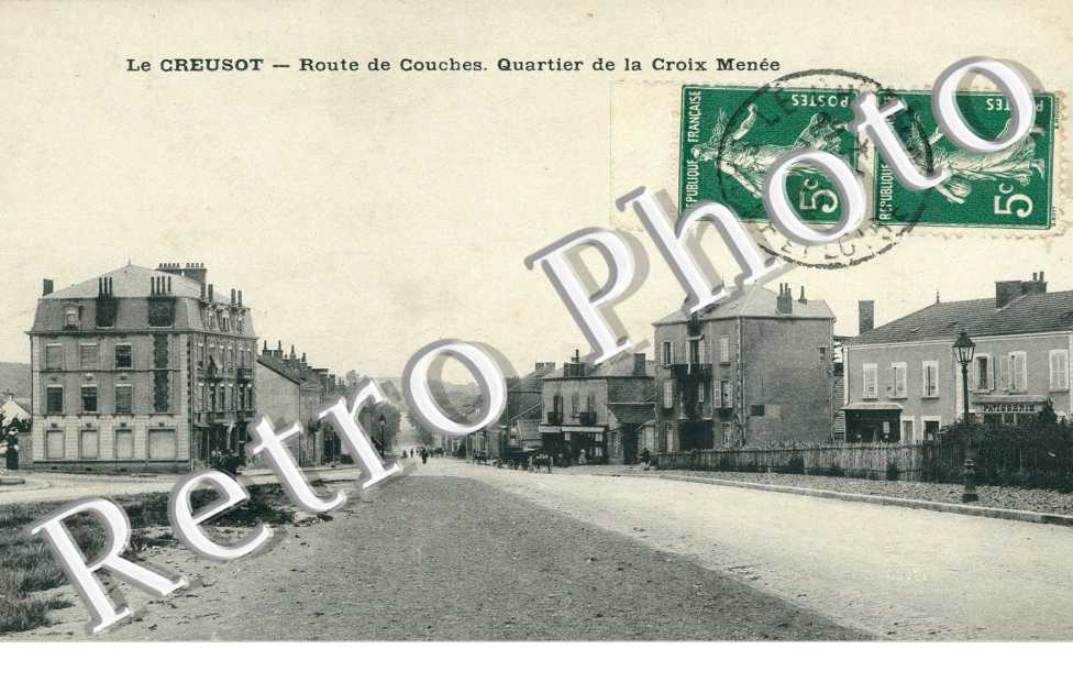 Route de Couches, Quartier de la Croix Menee