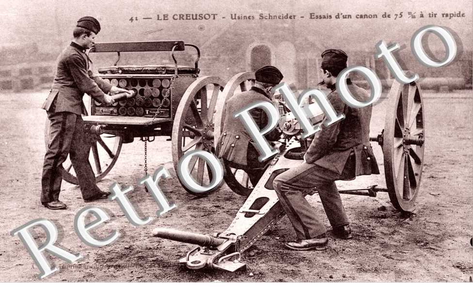 Usines Schneider, essai d'un canon