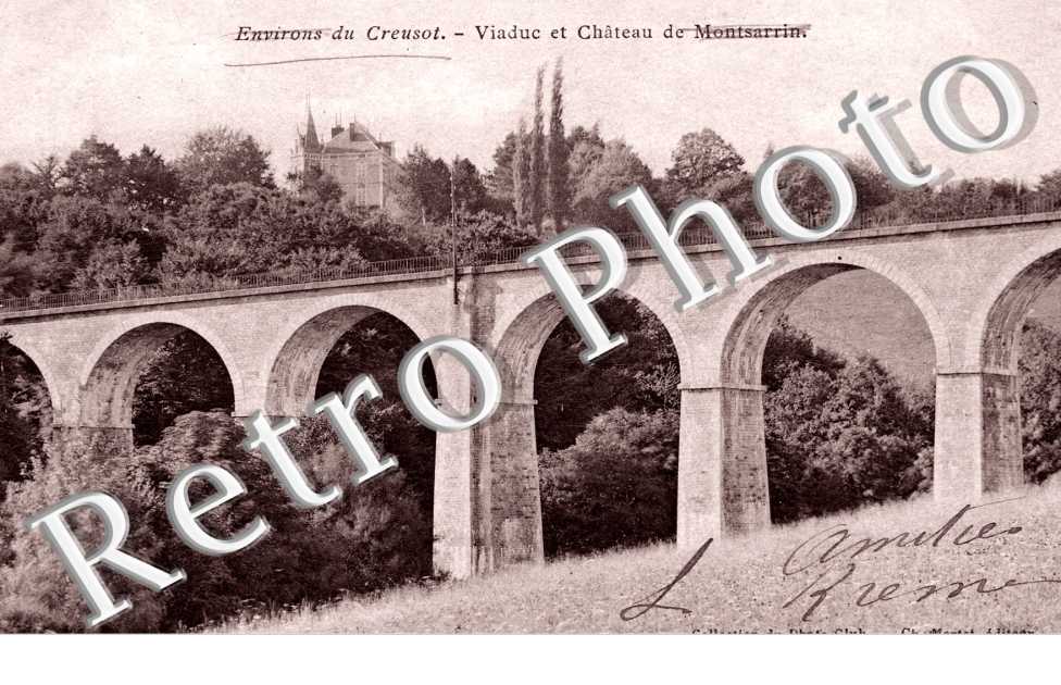 Viaduc et chateau de Montsarrin