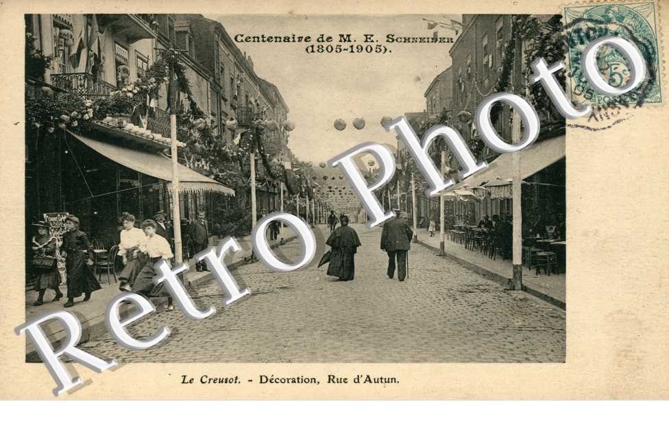 Rue d'Autun, Centenaire de M. E. Schneider