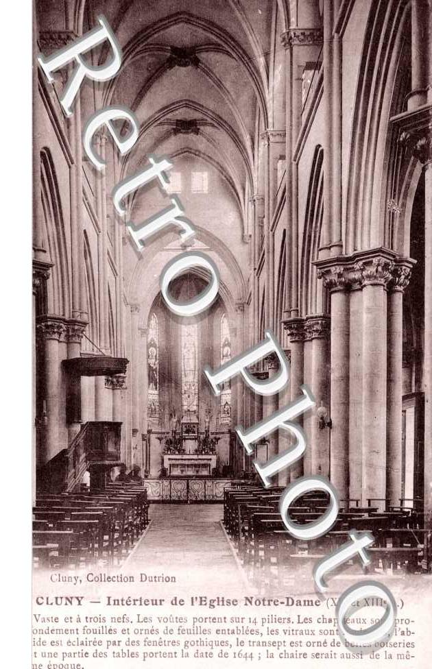 interieur de l'eglise Notre-Dame