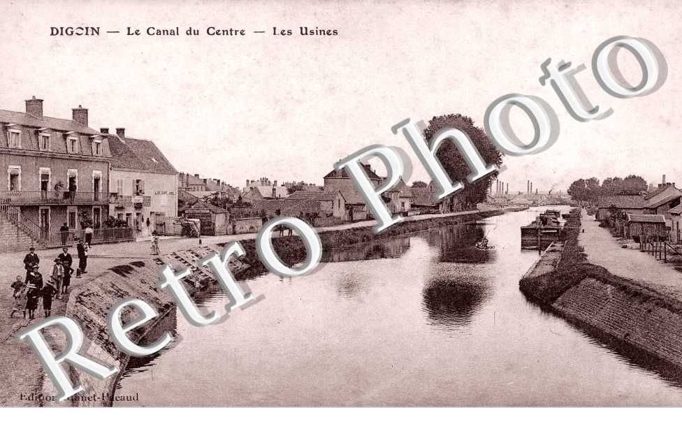 le canal du centre - Les usines