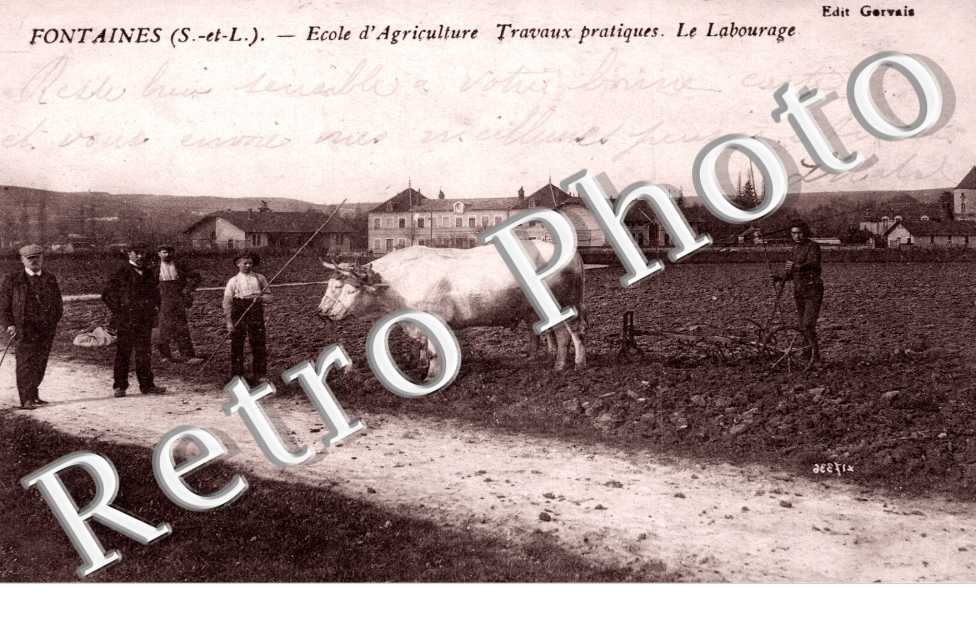 Ecole d'Agriculture, le Labourage