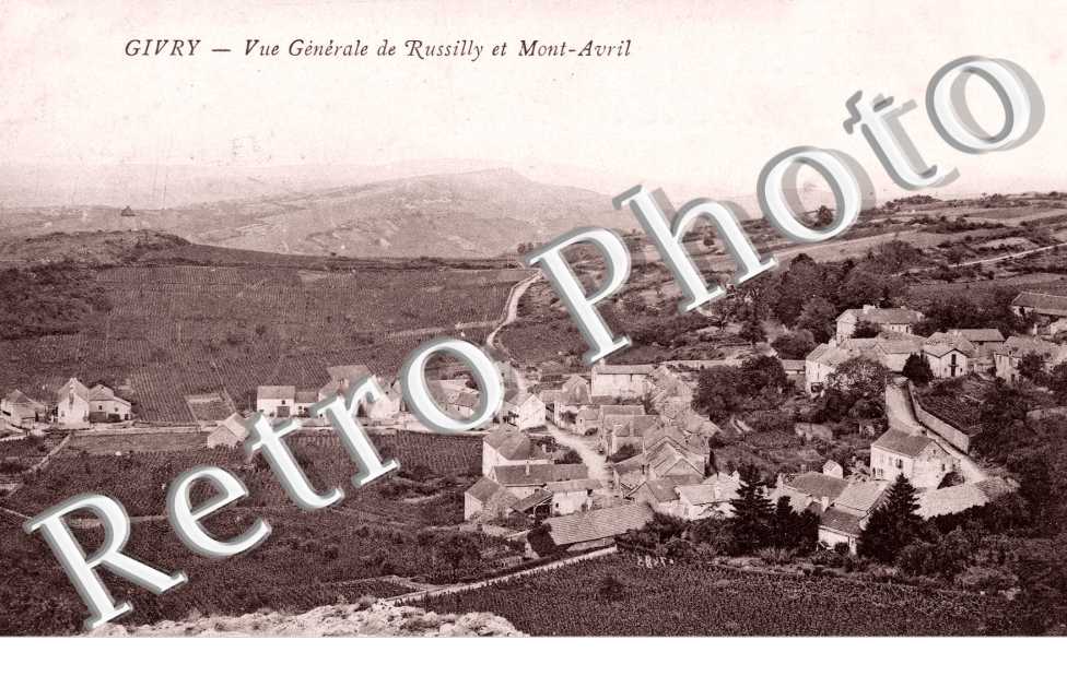 Vue Generale de Russily et Mont-Avril