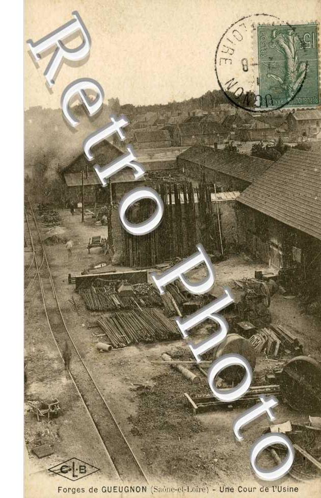 Une Cour de l'Usine, Forges de Gueugnon