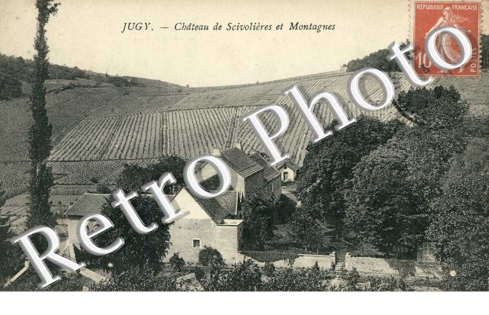 Chateau de Scivolieres et Montagnes