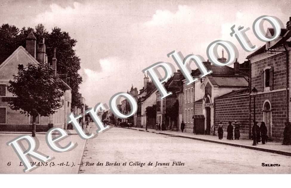 Rue  des Bordes et College de Jeunes Filles