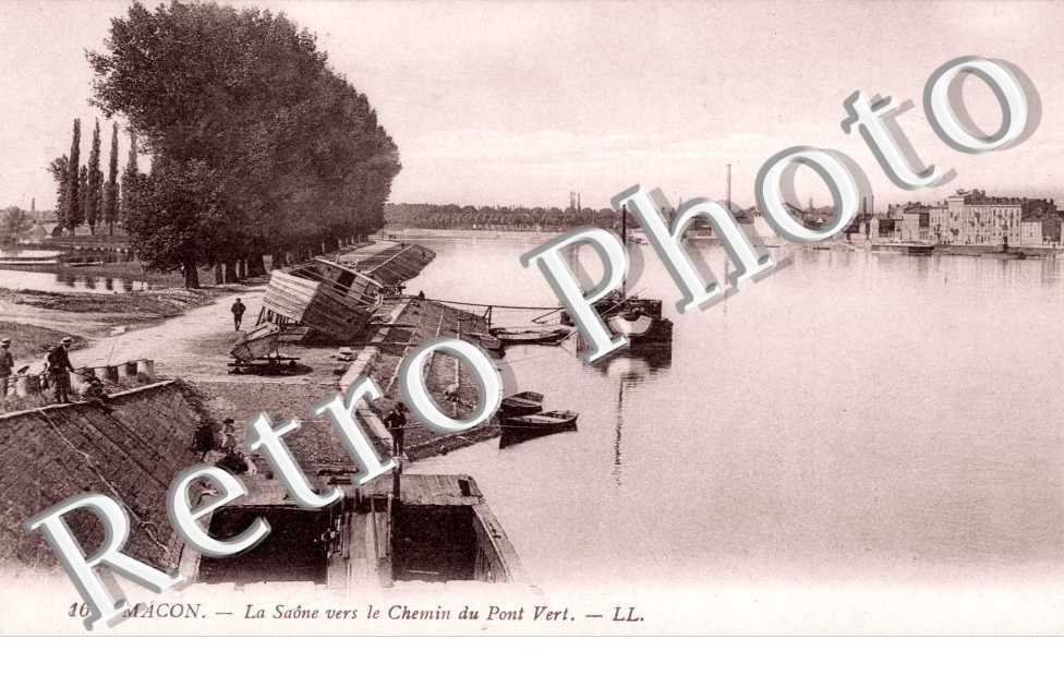 La Saone vers le chemin du Pont Vert