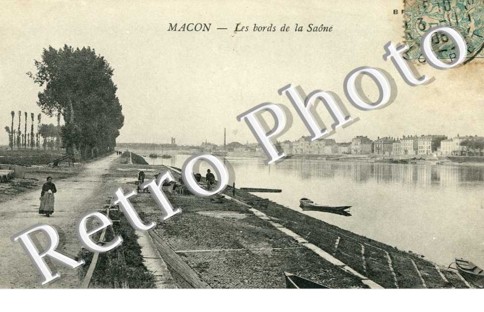 Les bords de la Saone