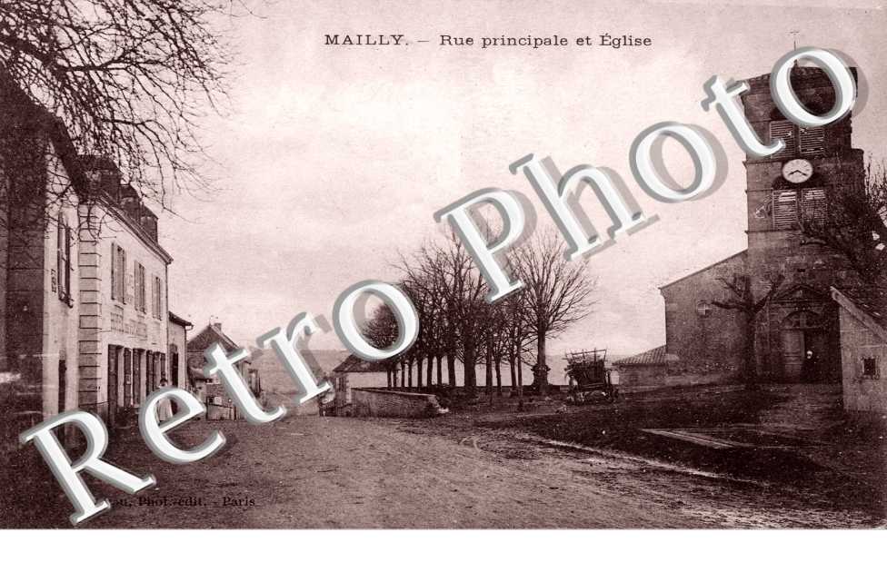 rue principale et eglise