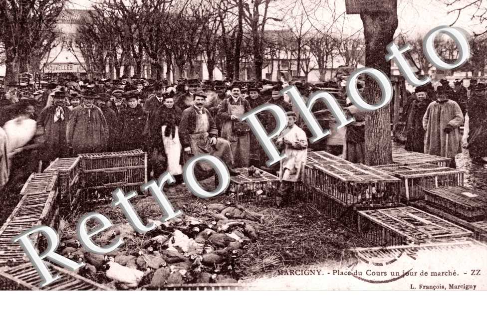 Place du Cours un jour de Marche