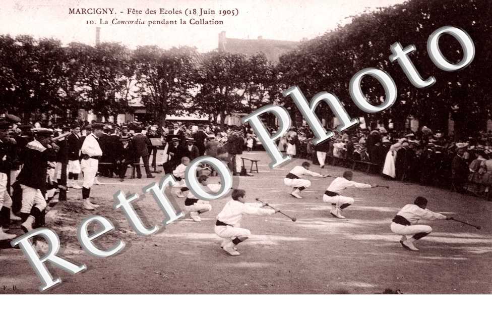 Fete des Ecoles 18 juin 1905, La Concordia pendant la Collation