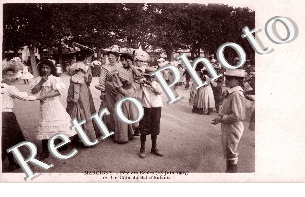 Fete des Ecoles 18 juin 1905, le Bal d'Enfants