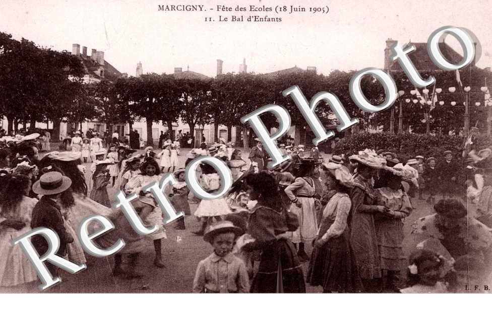 Fête des écoles (18 juin 1905). Le bal d'enfants