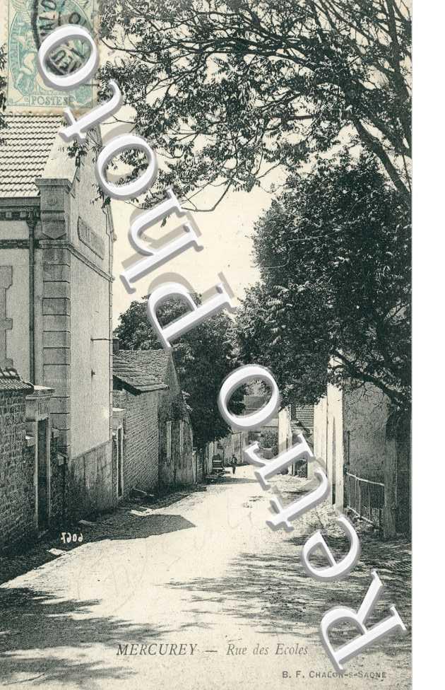 Mercurey Rue des ecoles