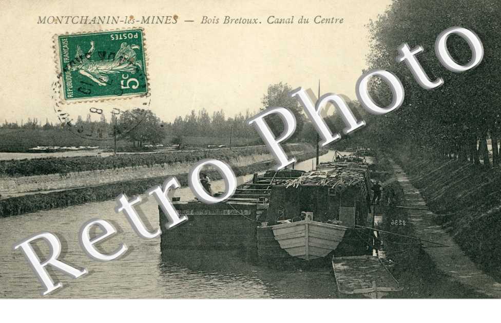 Bois-Bretoux. Le canl du centre en 1910