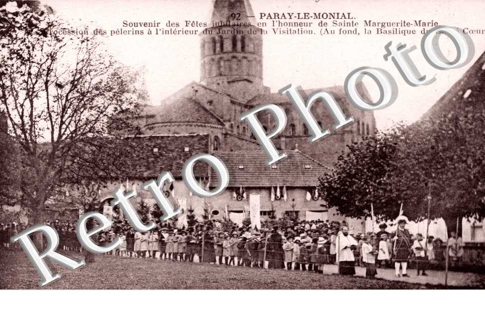 Souvenir des Fetes en l'honneur de Ste Marguerite Marie, Procession