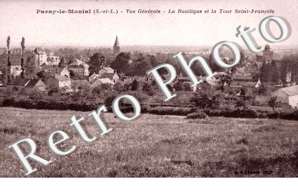 vue generale la basilique et la tour st francois
