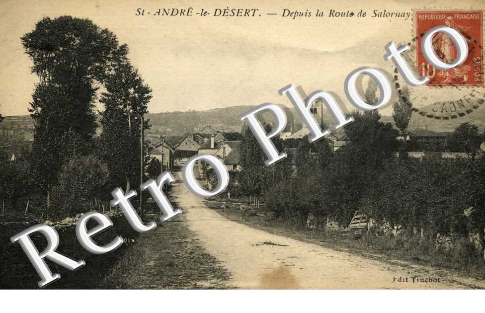 depuis la route de Salornay