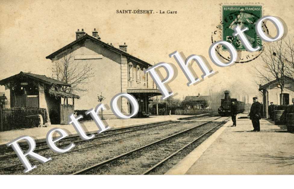 La gare - arrivee d'un train