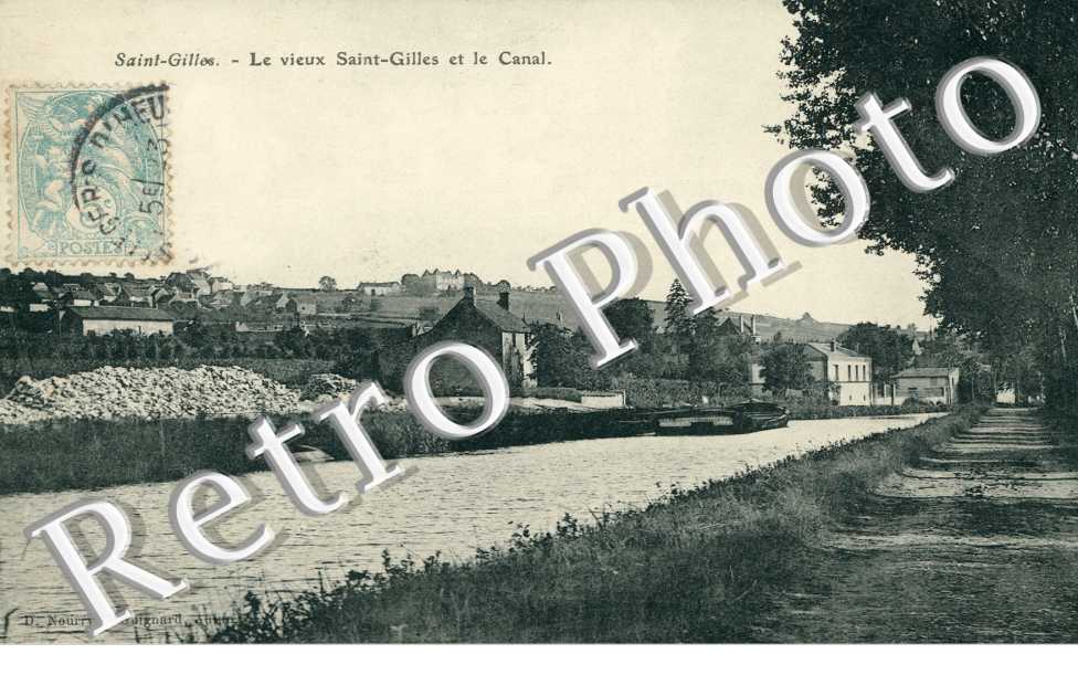 Le vieux Saint-Gilles et le canal