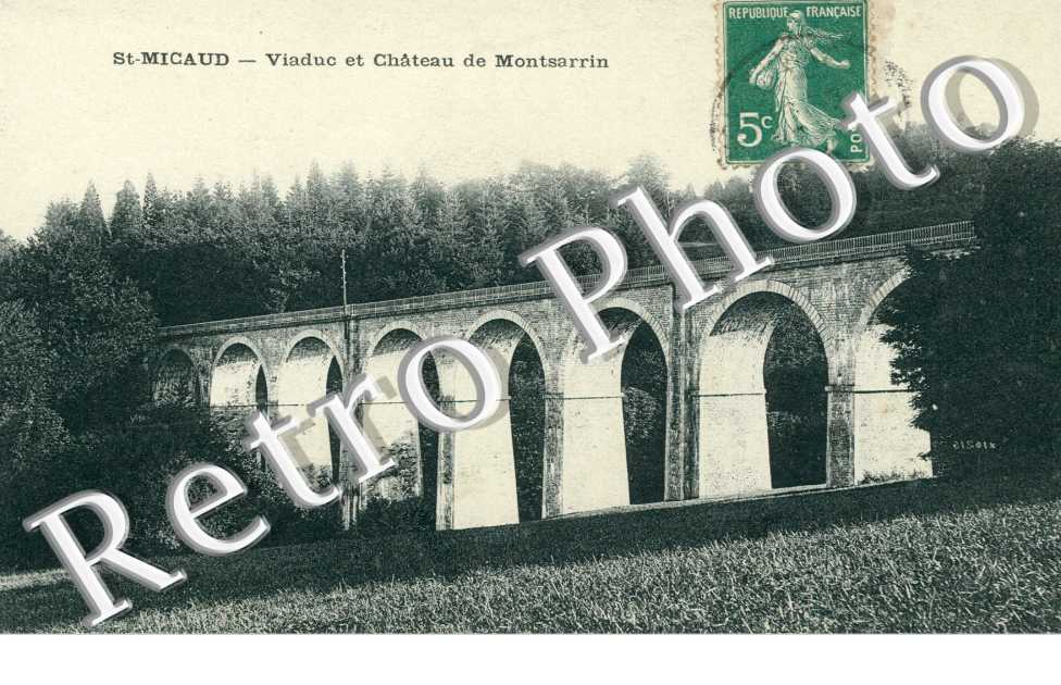viaduc et chateau  de Montsarrin