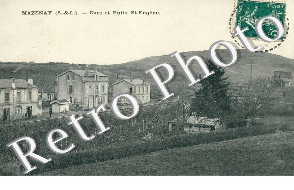 Gare et Puits Saint-Eugene, Mazenay
