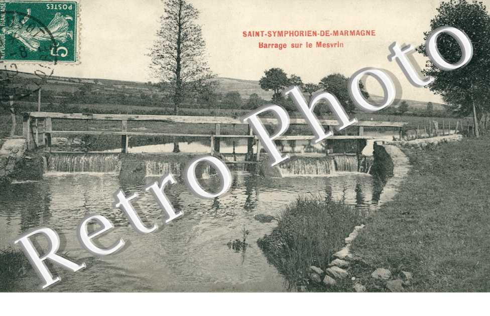 Barrage sur le Mesvrin