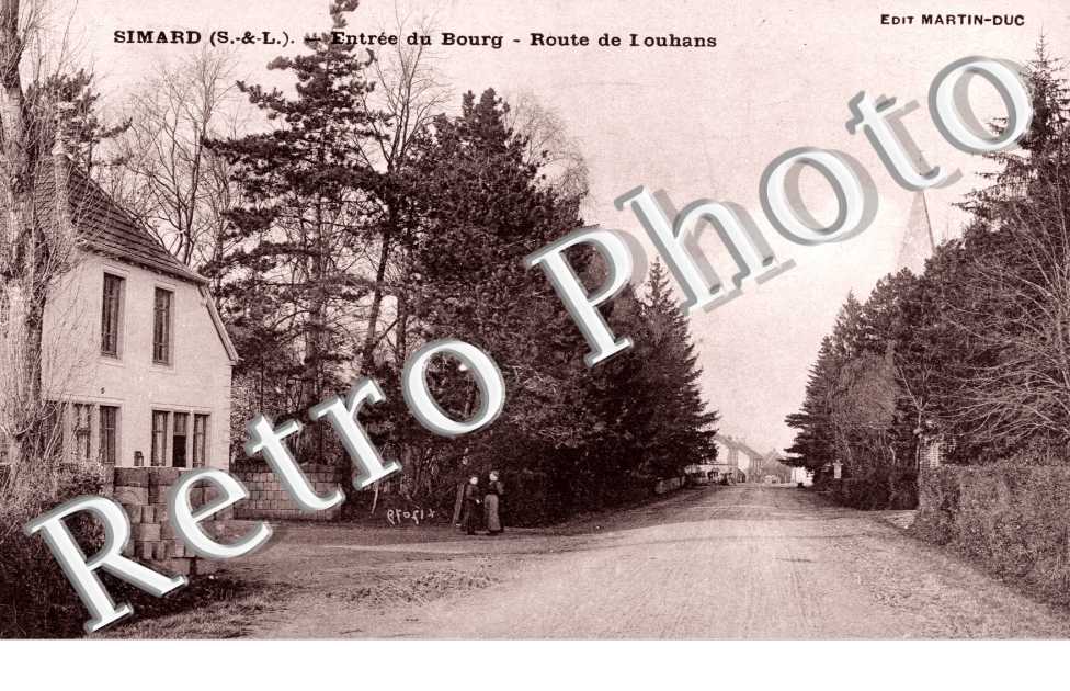 Entree du Bourg, la Route de Louhans