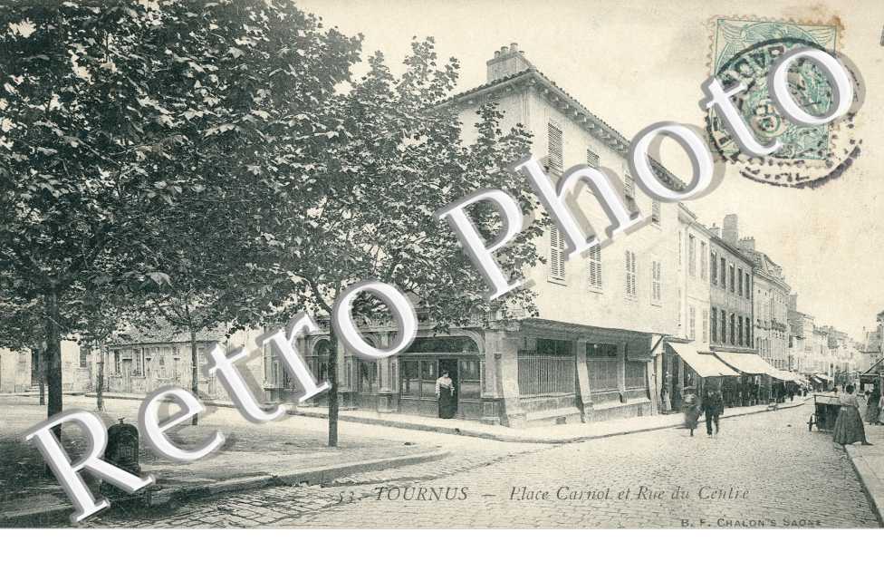la Place Carnot et la Rue du Centre