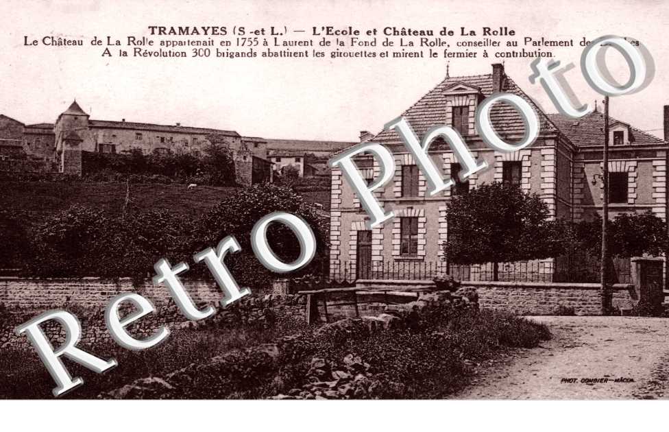 l'ecole et le Chateau de la Rolle