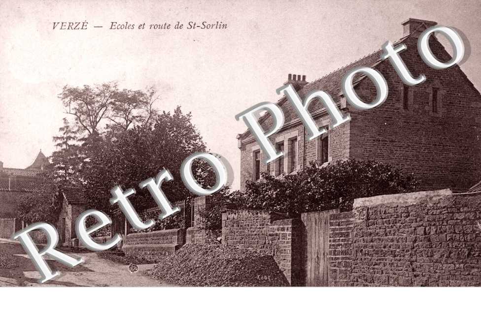 ecole et route de Saint Sorlin