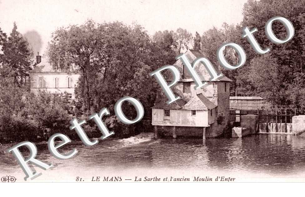 La Sarthe et l'ancien Moulin d'enfer