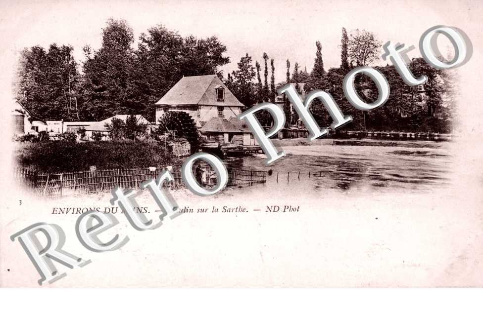 moulin sur la Sarthe