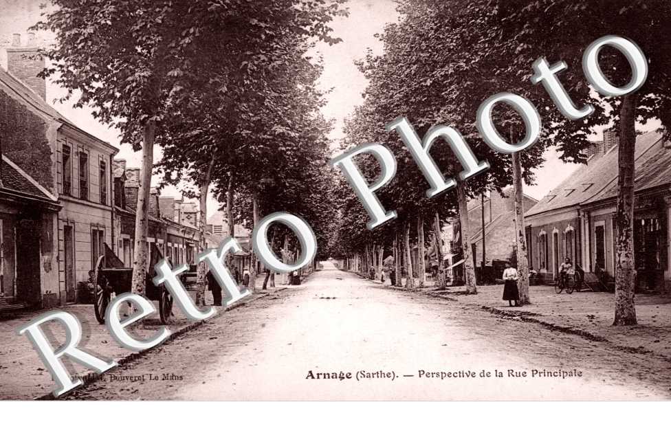 perspective de la rue principale