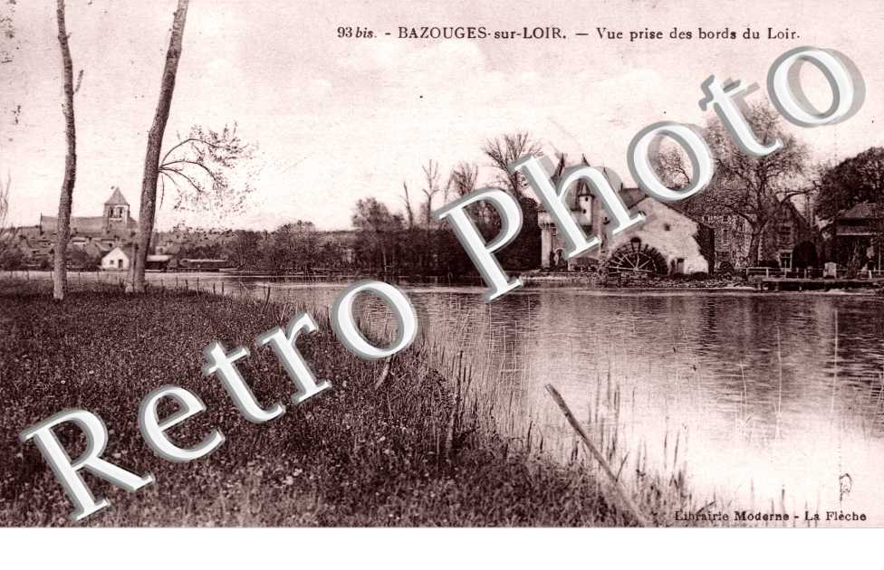 vue prise des bords du Loir