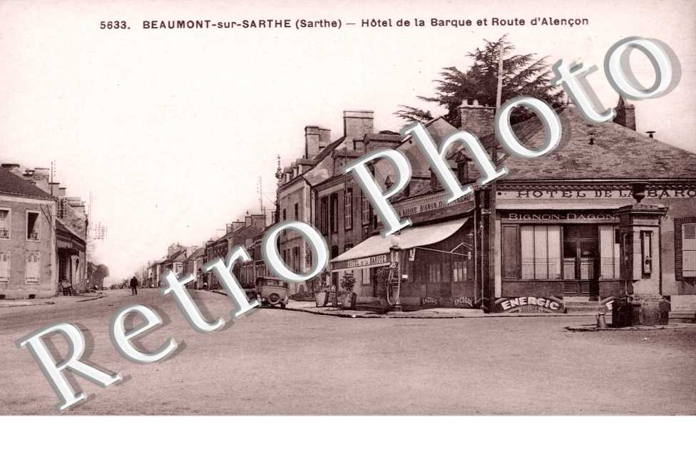 hotel de la barque et route d'alencon