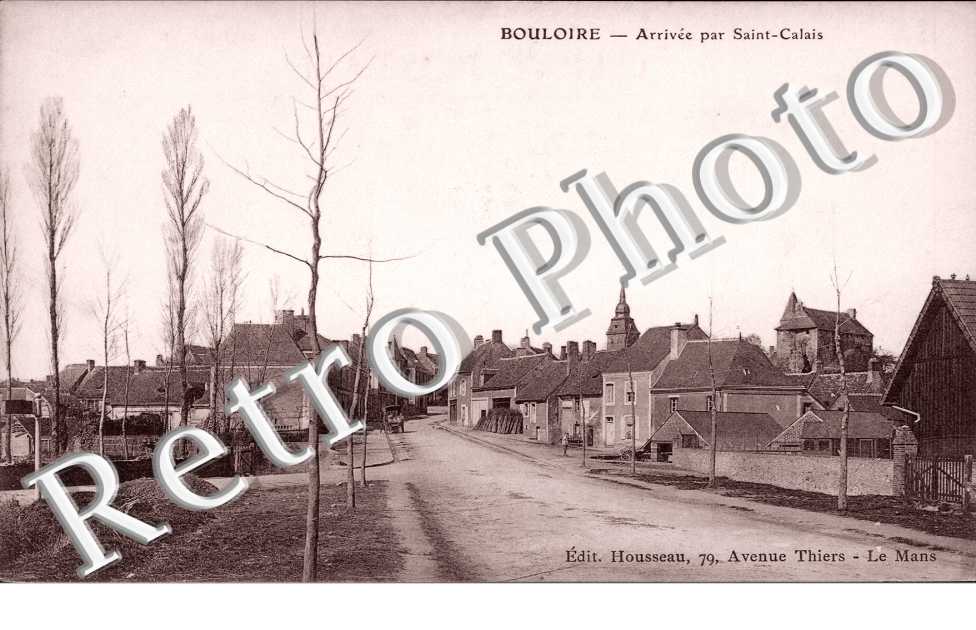 Arrivee par Saint Calais