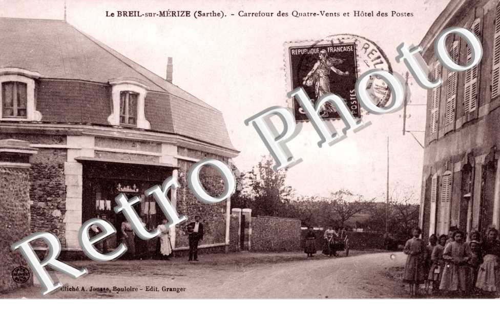 Carrefour des quatres vents et hotel des postes
