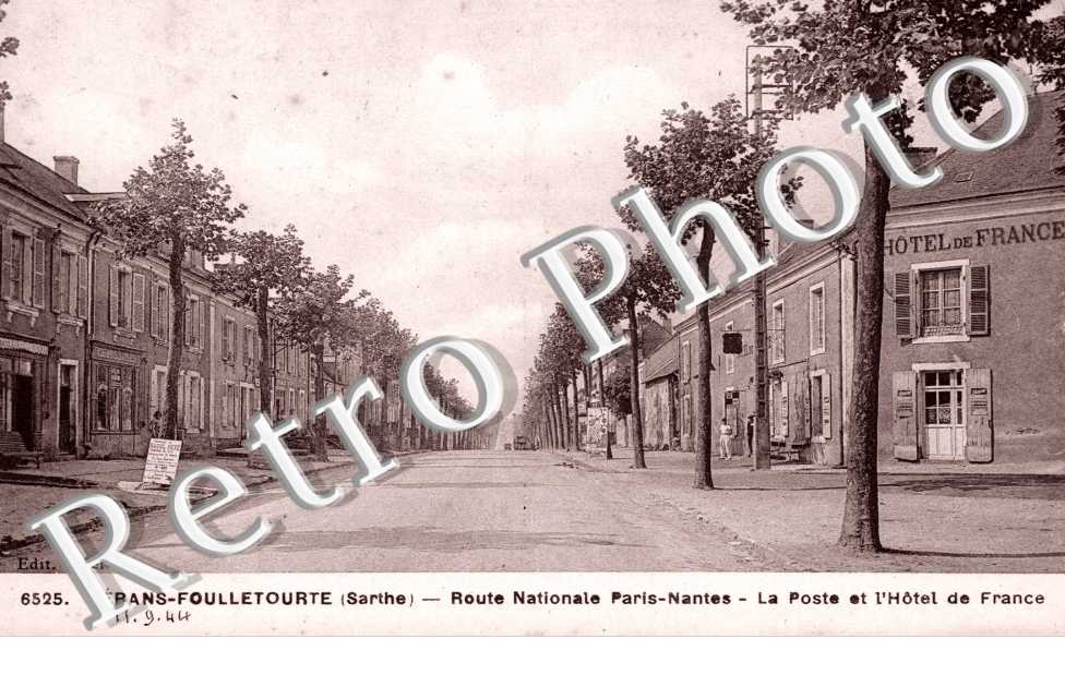 route nationale paris nantes la poste et l'hotel de france