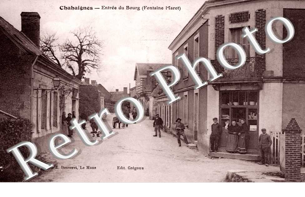 Entree du bourg - Fontaine Marot