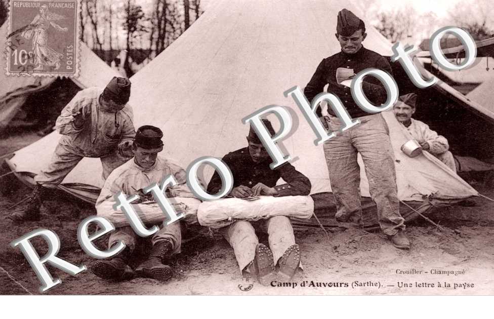 Le Camp d'Auvours, une lettre a la payse