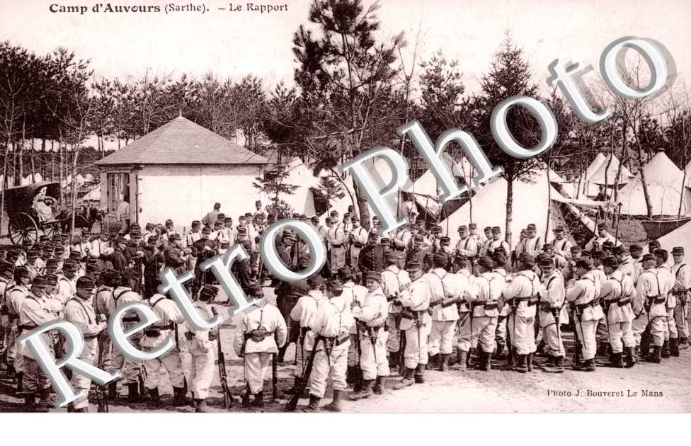 Le Camp d'Auvours, le rapport