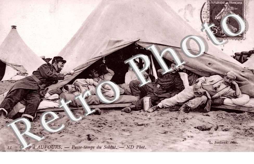 Passe-temps du soldat - Camp d'Auvours (armee